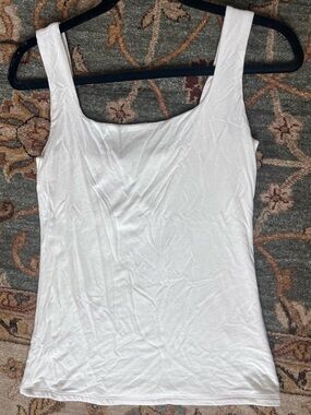 Wasabi + Mint White Square Neck Tank Top - NWOT